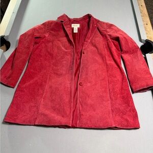 Y2K vintage Cherokee Women's Red Trench Coat size l